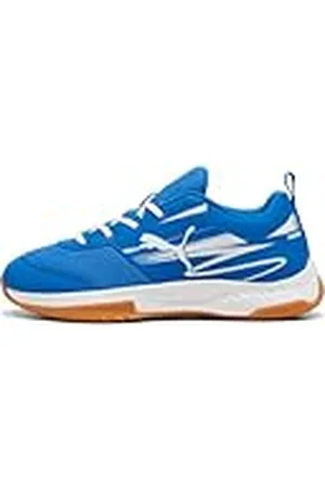 PUMA Unisex barn Varion Ii Jr Indoor Court Shoe, Team Royal White Gum, 38 EU