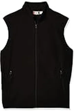 Cutter & Buck Herr Summit hel dragkedja mikrofleece väst fleece, Svart, S