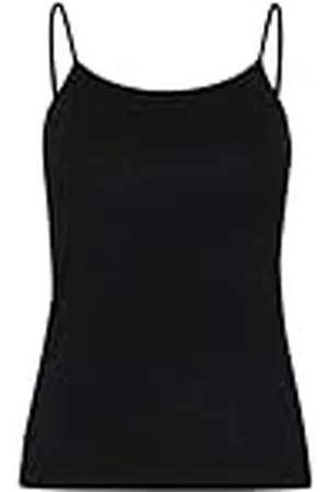 Kaffe Dam topp spaghettiband skinny fit jersey topp hip längd, , M
