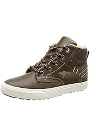 KangaROOS KAVU X sneakers, dk Brown/Sand, 10 UK barn, Dk brun sand, 28 EU