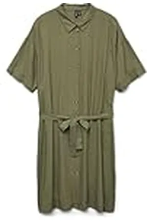 VERO MODA Dam Vmthea Ss Short Shirt Dress WVN Noos, , L