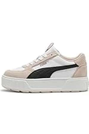 PUMA Karmen Rebelle Sd Sneaker för kvinnor, Vit svart rosenkvarts, 38 EU