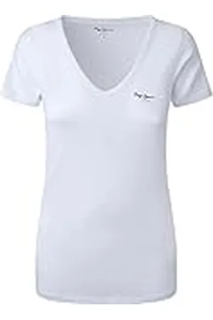 Pepe Jeans Corine T-shirt för kvinnor, 800vit, XS