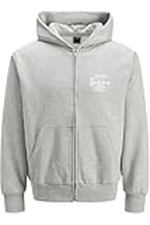JACK & JONES Jcoprime Sweat Zip Hood Ciff Ln, , M