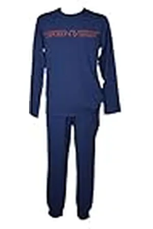 Armani Exchange Emporio Armani MEGALOG Long Pajamas, , XL