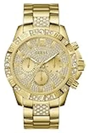 Guess Herr multiurtavla kvartsur med rostfritt stål rem GW0796G2, , En storlek, GW0796G2-AMZUK