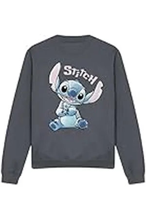 Disney Lilo och Stitch Colour Me Happy Adults Crew Sweatshirt, , X-Large, , XL