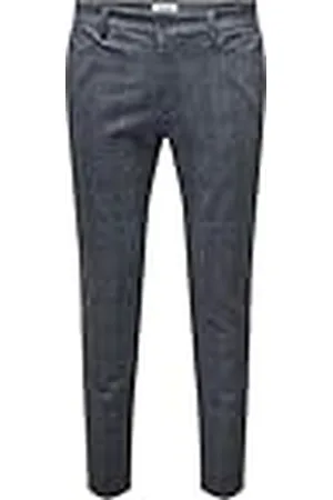 Only & Sons Bestseller a/s Byxor för män, Mörkblå, 36W / 34L