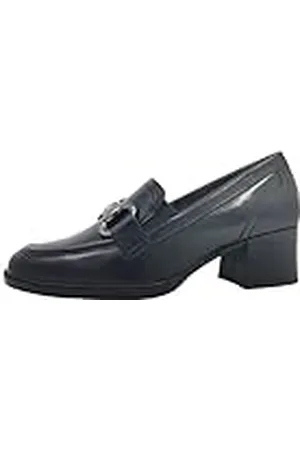 Tamaris Comfort damtrotör i läder med blockhäl, , 39 EU