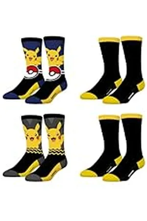 Freegun Pokemon herrstrumpor, Pikachu herrstrumpor (set om 4), , 43/46 EU