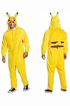 Disguise Pokemon Vuxen Pikachu klassisk kostym, , one size