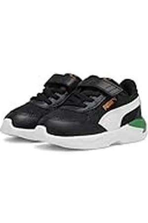 PUMA Unisex Baby X-Ray Speed Lite AC Inf Sneaker, Black White Pumpkin Fot, 25 EU