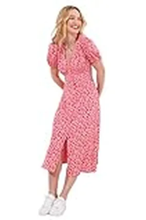 Joe Browns Midi-klänning med rosa tryck, , 42