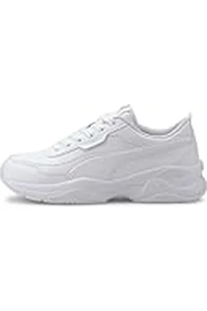 PUMA Cilia-läge Dam Sneakers, Vit vit silver 02, 36 EU