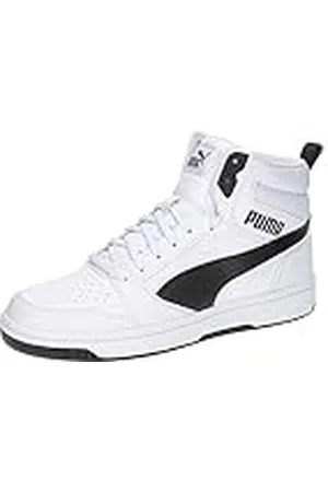 PUMA Unisex Rebound V6 Sneaker, vit svart, 45 EU