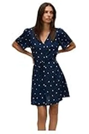 VERO MODA Vmalba Ss Short Dress WVN Ga Noos, , M