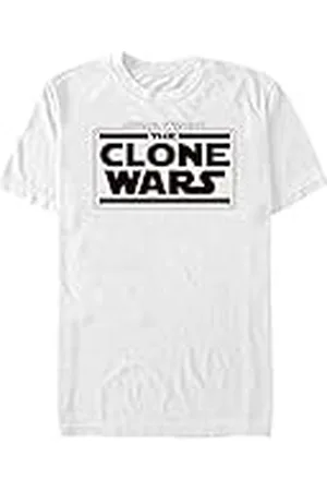 STAR WARS Unisex Clone Wars Logo ekologisk kortärmad t-shirt, , S, , S