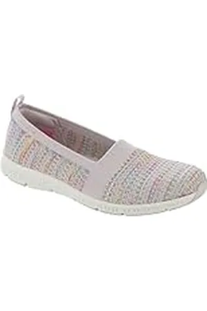 Skechers Dam Be Cool – Sherbet Skies platta tofflor, Naturfärger i flera färger, 36 EU