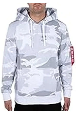 Alpha Industries Hoody med ryggtryck Camo Hooded Sweat för män