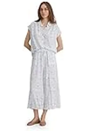 Mavi Woven Pants Byxor Blå Katttryck, M Dam, , M