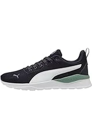 PUMA Unisex ANZARUN LITE sneakers, New Navy White-CAST Järon, 10.5 UK, Ny marinblå vit gjutjärn, 45 EU