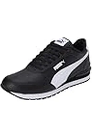 PUMA Unisex St Runner V4 L Sneaker, svart Vit, 42 EU