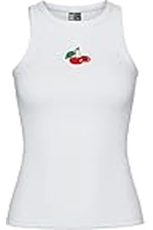 Pieces® Pcmay Embroidery Boxer Tank Top JRS Bc, , XS