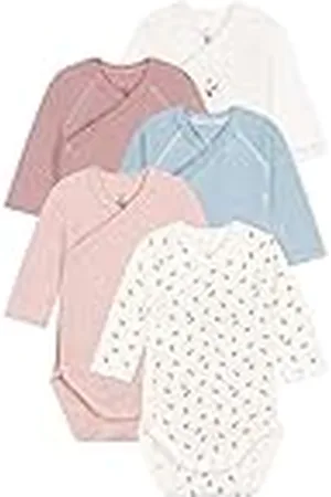 Petit Bateau Unisex baby långärmad body för nyfödda, , 0-3 månader