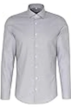 Seidensticker Silkesdekal herr business skjorta – slim fit – strykfri – Kent krage – långärmad – 100% bomull, , 40 SE