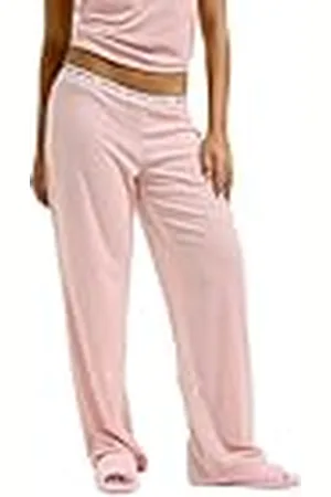 Juicy Couture Dam Vicky Flare byxor pyjamas underdel byxor sovbyxor pyjamasbyxor av velour olika Färgpyjamasunderdel, Almond Blossom, L, , L