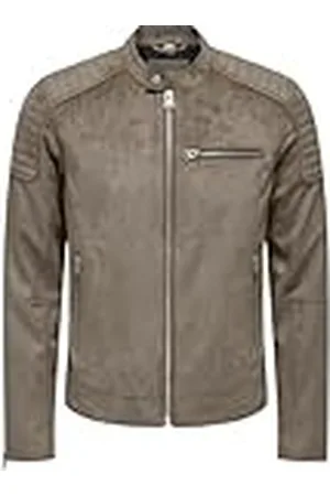 Only & Sons Onsgus Otw-sportjacka i fuskmocka för män, , M