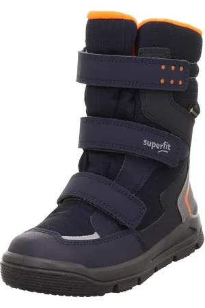 Superfit Mars varmfodrade Gore-Tex snöstövlar, blå/orange 8010, 33 EU, , 33 EU