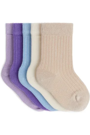 ARKET Strumpor - Rib Knit Baby Socks, 5 Pairs
