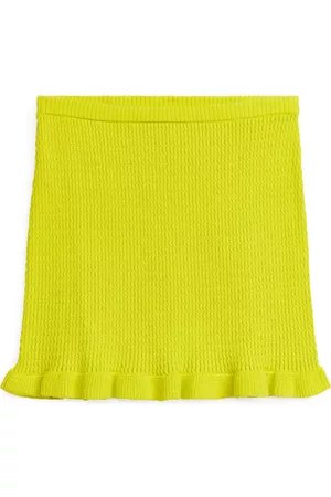 ARKET Kvinna Stickade kjolar - Knitted Frill Skirt