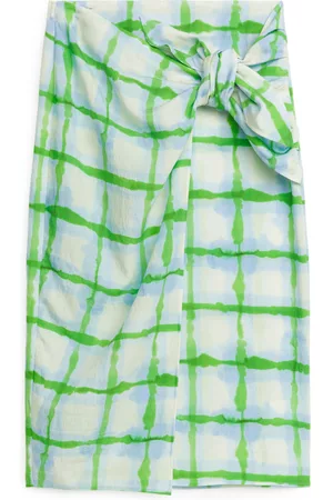 ARKET Kvinna Mönstrade kjolar - Print Wrap Skirt