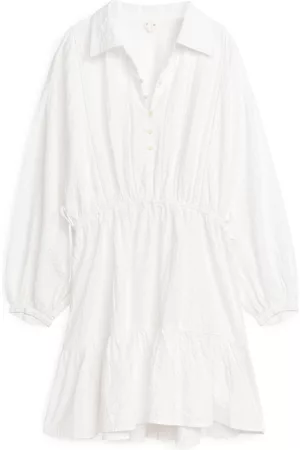 ARKET Kvinna Vita klänningar - Mini Cotton Dress