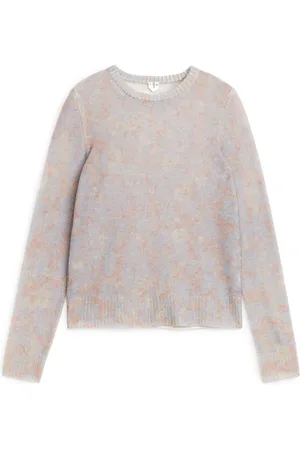 ARKET Floral Wool-Blend Jumper