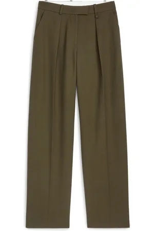 ARKET Pleated Twill Trousers