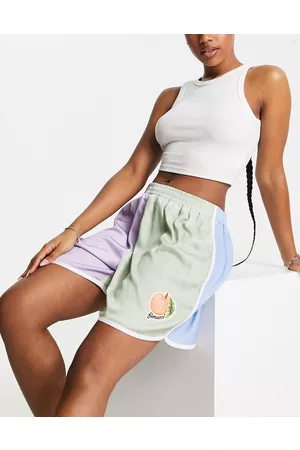 Fiorucci Kvinna Shorts - – Blockfärgade shorts med logga