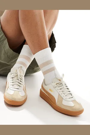 PUMA – Army – Beige sneakers