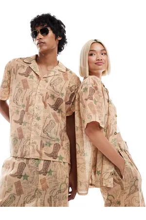 Reclaimed – Unisex – Rodeomönstrad skjorta