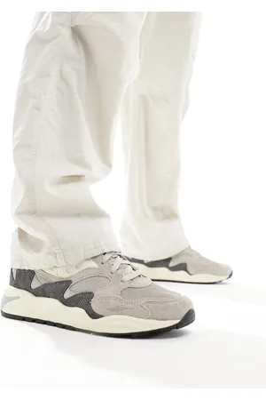Saucony – Originals Grid Shadow 2 – Grå och gräddvita sneakers