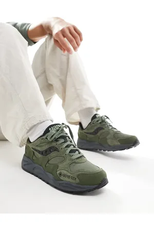 Saucony – Originals Grid Shadow 2 – Gröna och svarta sneakers
