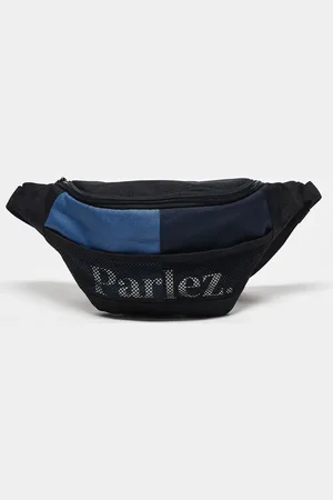 Parlez – Loculi – Svart magväska i nylon med logga