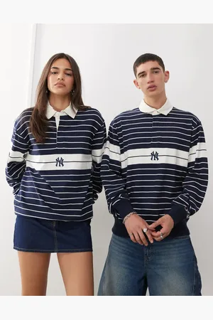 Champion – , randig rugbytröja i unisex-modell