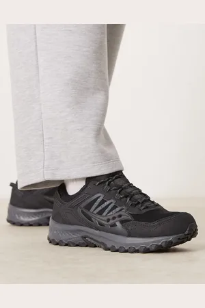 Saucony – Originals Grid Peak – Svarta sneakers