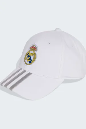 adidas – Real Madrid – Vit och ljusgrå baseball-keps med hemmadesign