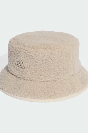 adidas – Beige vinterhatt i teddyfleece
