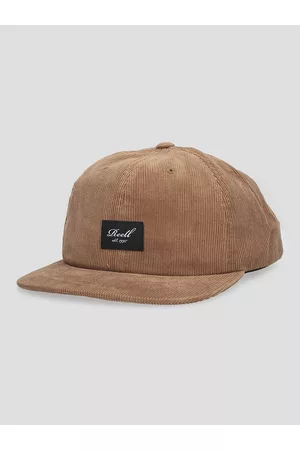 Reell Flat 6 Panel Cap copper brown cord