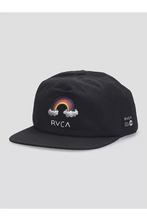 RVCA Kepsar - Rainbow Connection Snapback Cap black